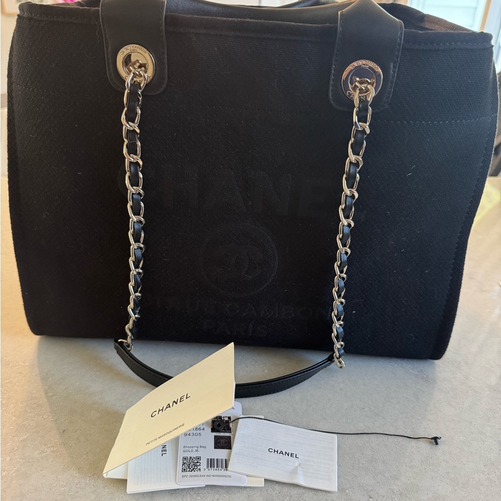 CHANEL LARGE SHOPPING BAG TOTE